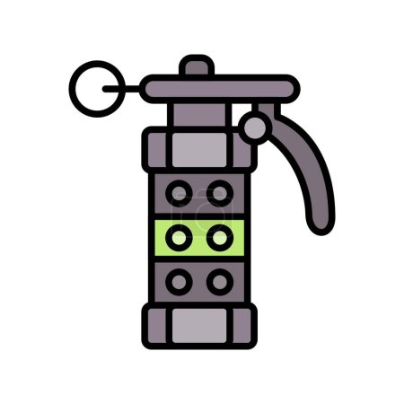 Illustration for Flashbang Creative Icons Design - Royalty Free Image