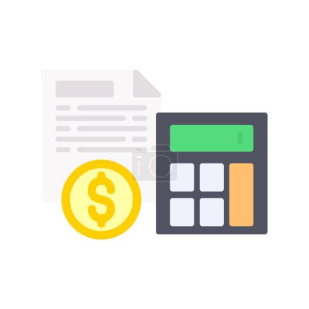 Illustration for Accountant Creative Icons Design - Royalty Free Image