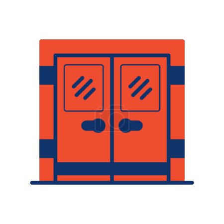Illustration for Door Creative Icons Desig - Royalty Free Image