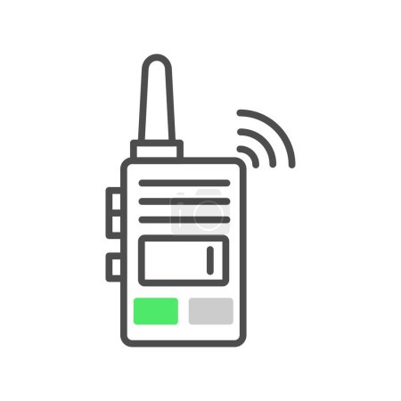 Photo for Walkie Talkie Creative Icons Desig - Royalty Free Image