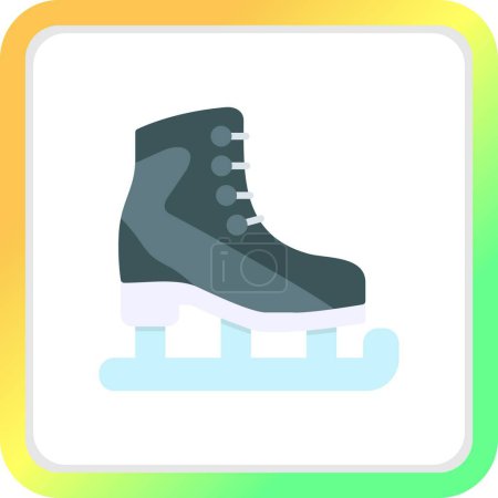 Photo for Ice Skate Creative Icons Desig - Royalty Free Image
