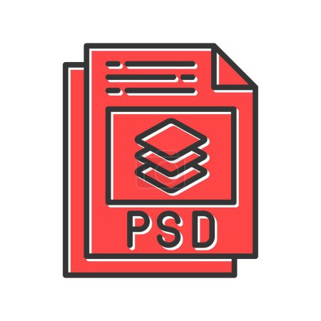 Illustration for Psd File Creative Icons Desig - Royalty Free Image