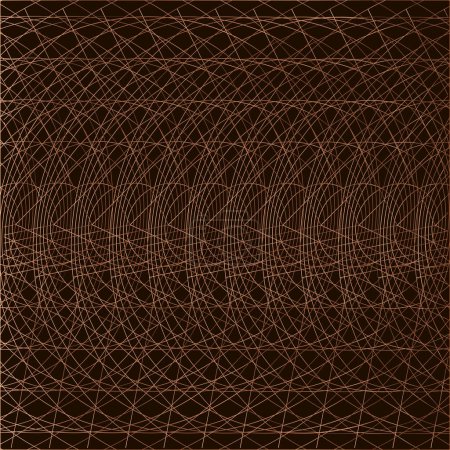 Modelo geométrico abstracto con líneas superpuestas y fondo de gradiente.