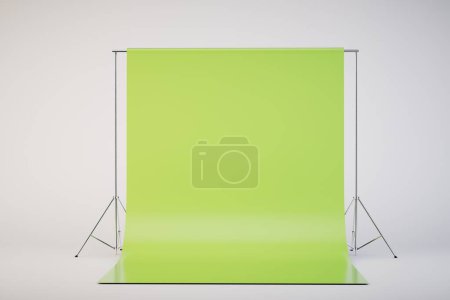 Téléchargez les photos : Clé chromatique studio verte. copier coller. 3d rendu. - en image libre de droit