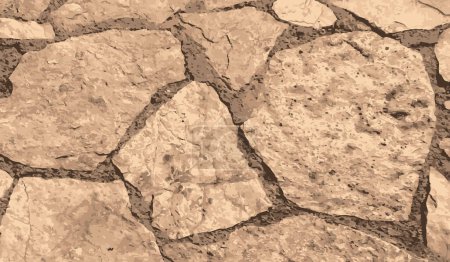 Marmor braun Boden Textur Vektor Hintergrund, Schlechte trockene Umwelt Vektor Tapeten-Konzept