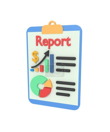 Photo for Report chart graph finance - Royalty Free Image