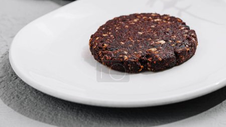 Oatmeal Cookies on white plate close up