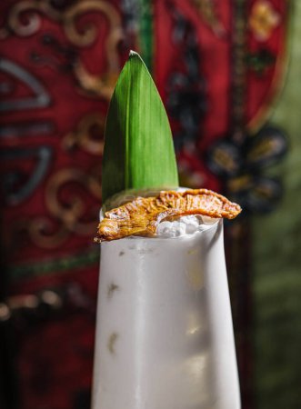Pina Colada with Dried Pineapple