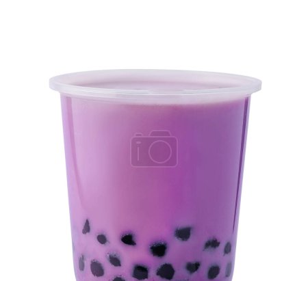 Bubble tea in a plastic cup