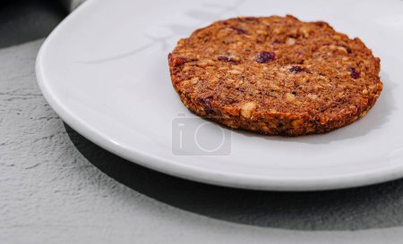 Oatmeal Cookies on White Plate close up