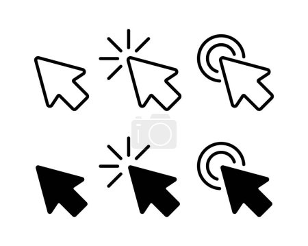 Set of Mouse Cursor Icons