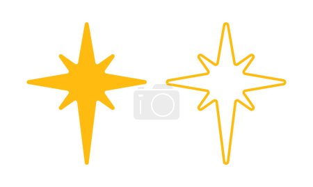 Foto de Vector Estrella del Norte Ilustración - Imagen libre de derechos