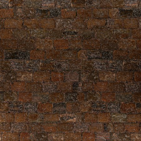 Close up of a cobblestone pavement texture. Abstract background and texture for design.