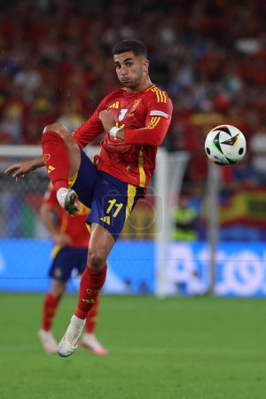 Photo for Gelsenkirchen, Germany 20.06.2024: Ferran Torres of Spain during   the UEFA EURO 2024 group stage B football match between Spain vs Italy at Veltins Arena stadium in Gelsenkirchen. - Royalty Free Image