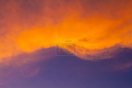 Photo for Portrait of the day sky with high saturation. Blue sky. - Royalty Free Image