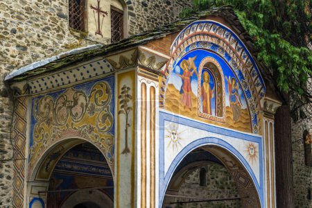 Foto de Entrada al Monasterio de Rila en Bulgaria. - Imagen libre de derechos