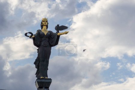 Foto de Sofía, Bulgaria - 11 de septiembre de 2022: Estatua de Santa Sofía en Sofía, Bulgaria. - Imagen libre de derechos