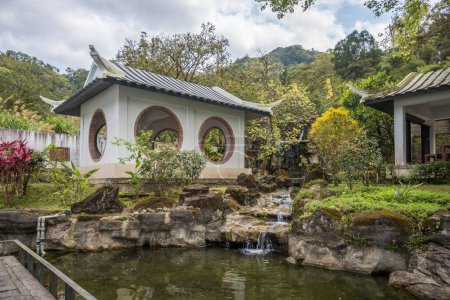 Photo for Pinglin Tea Museum Garden in New Taipei City, Taiwan. - Royalty Free Image