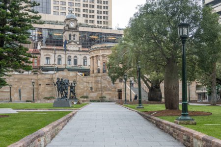 Photo for Brisbane, Australia - Sept 4, 2023: Anzac Square War Memorial in Brisbane City, Australia. - Royalty Free Image