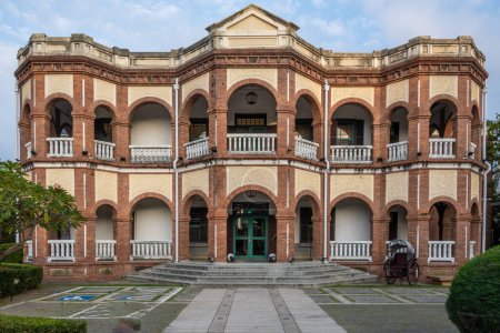 Building exterior of the Old Tainan Magistrate Residence in Taiwan