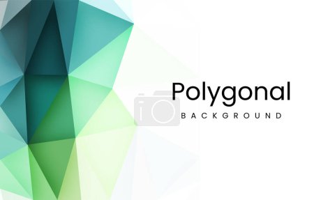 polygone abstrait milieux colorés design illustrations vectoriel