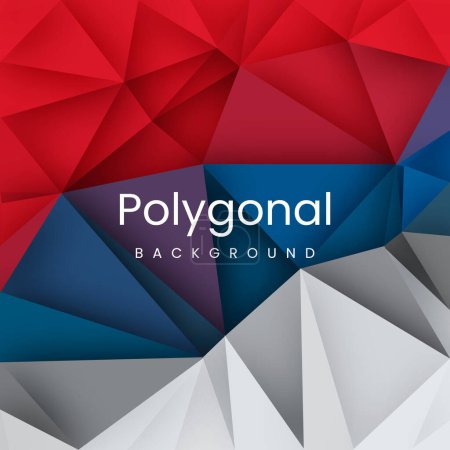polygon abstract colorful backgrounds design illustrations vector