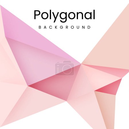 polígono abstracto colorido fondo diseño ilustraciones vector