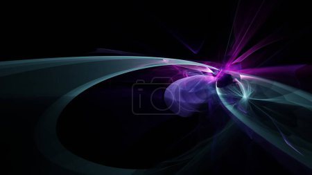 Foto de Onda colorida y plasma ondulado de una supernova (renderizado 3D) - Imagen libre de derechos