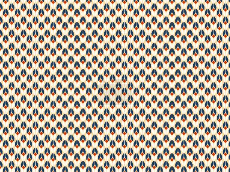 Photo for Seamless Plaid pattern with Vector background. Bold color tartan plaid seamless pattern Free Vector. Flat textile fabric pattern ornament design. - Royalty Free Image