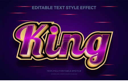 Photo for Colorful modern 3d editable text effect and typography design - Royalty Free Image