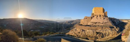 Castillo de los Cruzados Medievales en Al Karak Jordania, el fuerte de Al Kerak en el mundo árabe sirvió como un fuerte durante muchos siglos