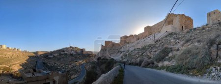 Medieval Crusaders Castle in Al Karak - Jordan, Al Kerak fortrest in arab world served as a fort for many centuries