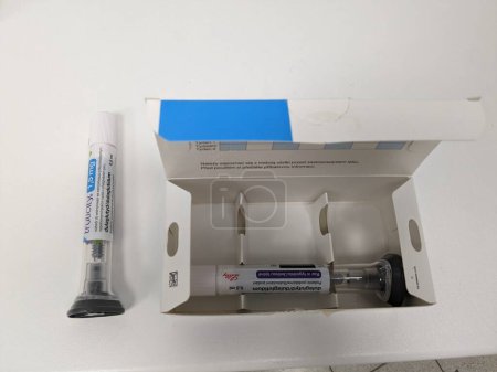 Photo for Prague,Czech republic- June 2 2024:box trulicity 1,5 mg Eli lilly insulin self injections pen. Czech republic,European union - Royalty Free Image