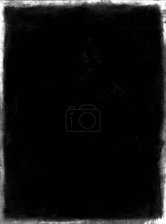 Grunge-Hintergrund oder Banner, Retro-Abstraktes in Schwarztönen. Abstrakte Illustration von schmutzigem und gefärbtem Papier