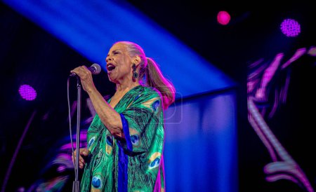 Photo for Patti Austin Singing in the Java Jazz Festival 2023 in Jakarta, Indonesia - Royalty Free Image