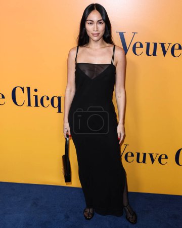 Photo for American executive Stephanie Shepherd arrives at the Veuve Clicquot 250th Anniversary Solaire Culture Exhibition Opening held at 468 North Rodeo Drive on October 25, 2022 in Beverly Hills, Los Angeles, California, United States. - Royalty Free Image