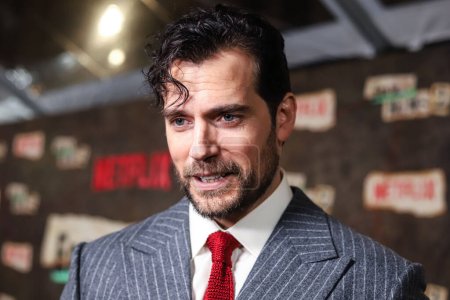 Photo for British actor Henry Cavill arrives at the World Premiere Of Netflix's 'Enola Holmes 2' held at The Paris Theater on October 27, 2022 in Manhattan, New York City, New York, United States. - Royalty Free Image