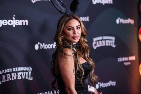 Photo for American reality television personality, socialite and businesswoman Larsa Pippen arrives at Darren Dzienciol's CARN*EVIL Halloween Party hosted by Alessandra Ambrosio held at a Private Residence on October 29, 2022 in Bel Air, Los Angeles - Royalty Free Image