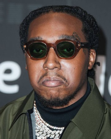 Photo for Migos Rapper Takeoff Dead At 28. American rapper Takeoff (Kirshnik Khari Ball) of hip hop trio Migos arrives at the Savage X Fenty Show Presented By Amazon Prime Video held at Barclays Center on September 10, 2019 in Brooklyn, New York City - Royalty Free Image