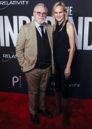 Photo for Brian Cox and Amy Rice arrive at the New York Premiere Of Relativity Media And Peacock's 'The Independent' held at the IPIC Fulton Market NYC Theater on November 1, 2022 in Manhattan, New York City, New York, United States. - Royalty Free Image