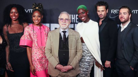 Photo for Imani Love, Margaret Odette, Brian Cox, Jodie Turner-Smith, Luke Kirby and Michael Gandolfini arrive at the New York Premiere Of Relativity Media And Peacock's 'The Independent' held at IPIC Fulton Market NYC Theater on November 1, 2022 in  NY, USA. - Royalty Free Image