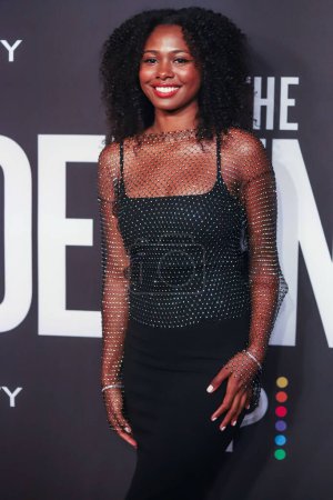 Photo for American actress Imani Love arrives at the New York Premiere Of Relativity Media And Peacock's 'The Independent' held at the IPIC Fulton Market NYC Theater on November 1, 2022 in Manhattan, New York City, New York, United States. - Royalty Free Image