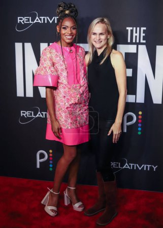 Photo for Margaret Odette and Amy Rice arrive at the New York Premiere Of Relativity Media And Peacock's 'The Independent' held at the IPIC Fulton Market NYC Theater on November 1, 2022 in Manhattan, New York City, New York, United States. - Royalty Free Image