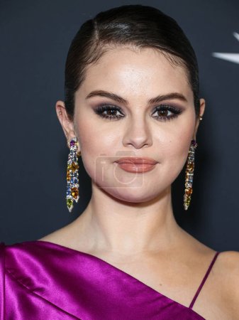 Photo for Selena Gomez arrives at the 2022 AFI Fest - Opening Night World Premiere Of Apple Original Films' 'Selena Gomez: My Mind And Me' held at the TCL Chinese Theatre IMAX on November 2, 2022 in Hollywood, Los Angeles, California, United States - Royalty Free Image