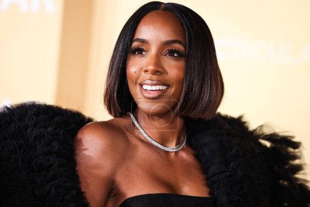 Photo for Kelly Rowland arrives at the 2022 amfAR Gala Los Angeles held at the Pacific Design Center on November 3, 2022 in West Hollywood, Los Angeles, California, United States. - Royalty Free Image