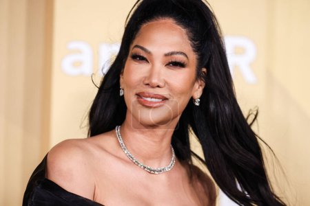 Photo for Kimora Lee Simmons arrives at the 2022 amfAR Gala Los Angeles held at the Pacific Design Center on November 3, 2022 in West Hollywood, Los Angeles, California, United States. - Royalty Free Image