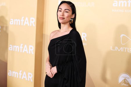 Photo for Stephanie Shepherd arrives at the 2022 amfAR Gala Los Angeles held at the Pacific Design Center on November 3, 2022 in West Hollywood, Los Angeles, California, United States. - Royalty Free Image