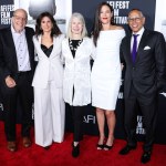 Matt Purdy, Jodi Kantor, Rebecca Corbett, Megan Twohey and Dean Baquet arrive at the 2022 AFI Fest - Special Screening Of Universal Pictures' 'She Said' held at the TCL Chinese Theatre IMAX on November 4, 2022 in Hollywood, Los Angeles, California