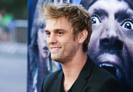 Photo for Aaron Carter Dead At 34. Aaron Carter, a former child pop singer and younger brother of Backstreet Boys' Nick Carter was found dead on November 5, 2022. American rapper, singer and actor Aaron Carter (Aaron Charles Carter) - Royalty Free Image