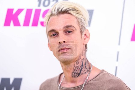 Photo for Aaron Carter Dead At 34. Aaron Carter, a former child pop singer and younger brother of Backstreet Boys' Nick Carter was found dead on November 5, 2022. American rapper, singer and actor Aaron Carter (Aaron Charles Carter) - Royalty Free Image